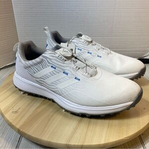 Women's ADIDAS Golf Shoe BOA White Gray Sneakers GV9778 - 9.5 New!